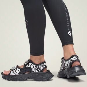 Adidas by Stella McCartney Hika Outdoor Sandal in White & Core Black